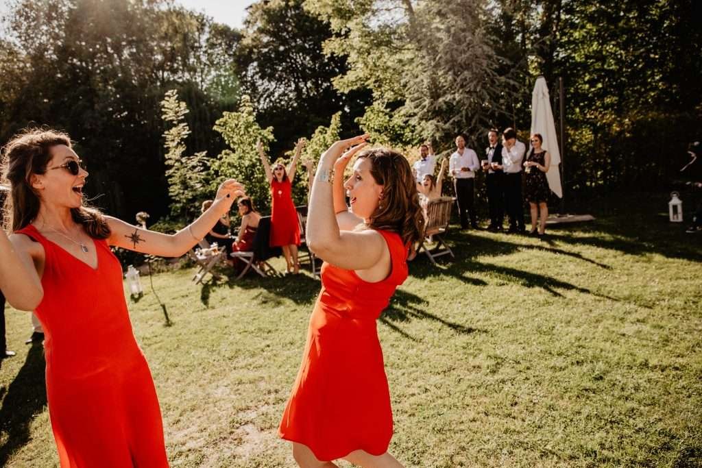 Photos du vin d’honneur au Château d’Aubry – ambiance élégante et festive
