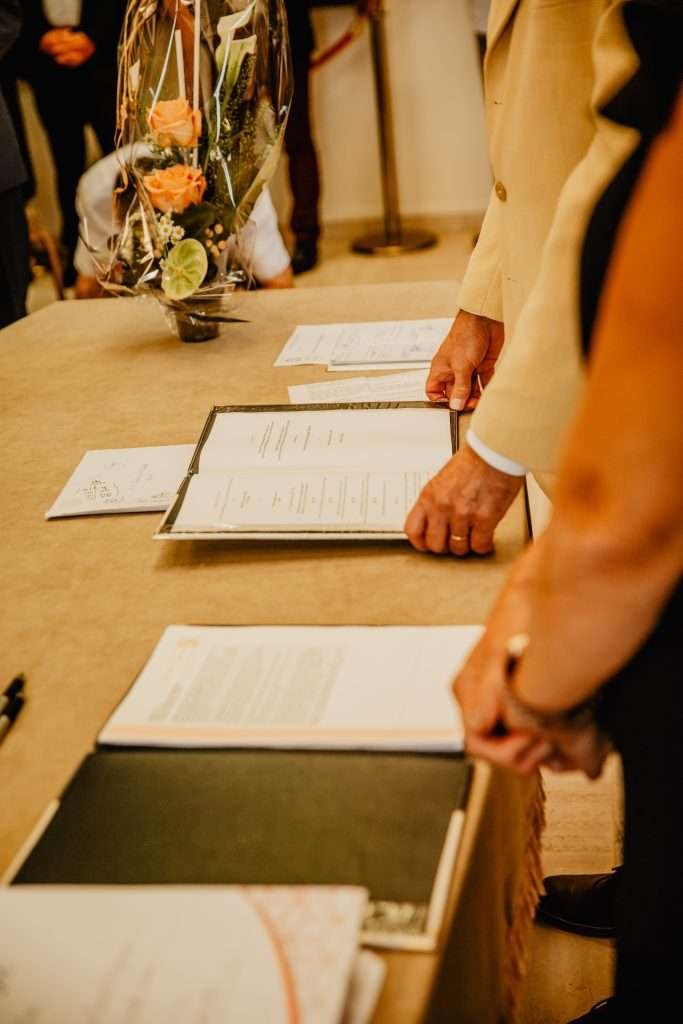 cérémonie à la mairie