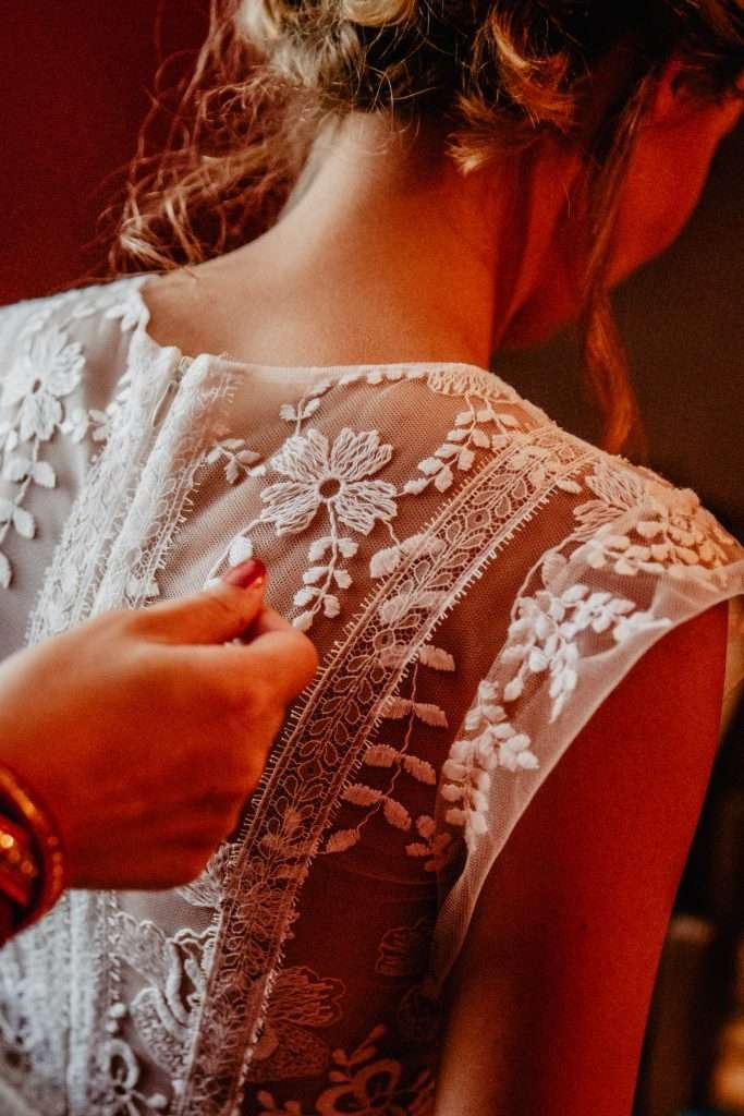 Mariage de Margot & Sébastien à La Maloterie - préparatifs de la mariée