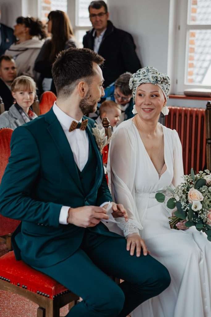 Photographe Mariage Belgique - Photos des mariés à la mairie