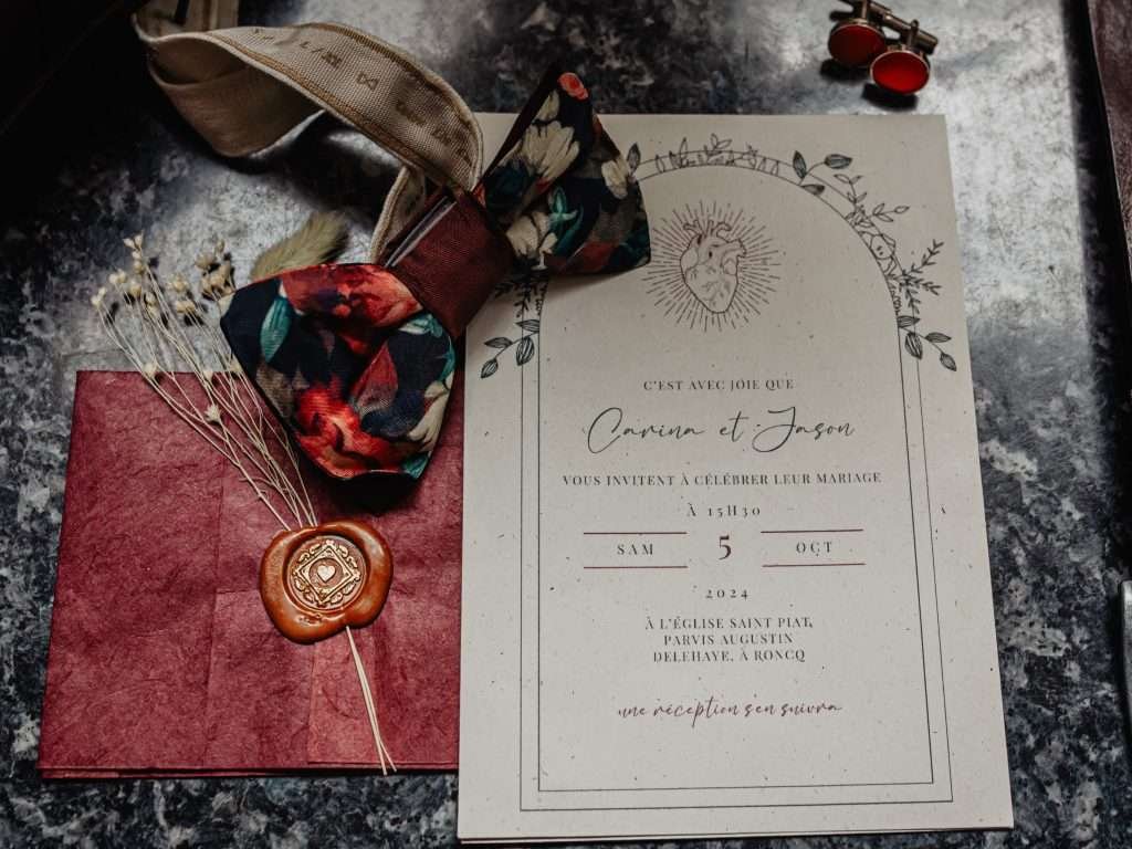 Préparatifs mariage - des détails de papetrie 