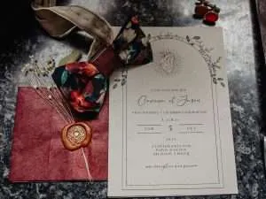 Préparatifs de mariage à Lille - Papeterie fait maison