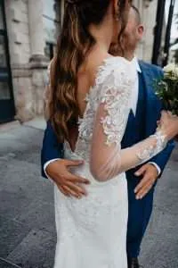 photographe mariage lille détails de la robe