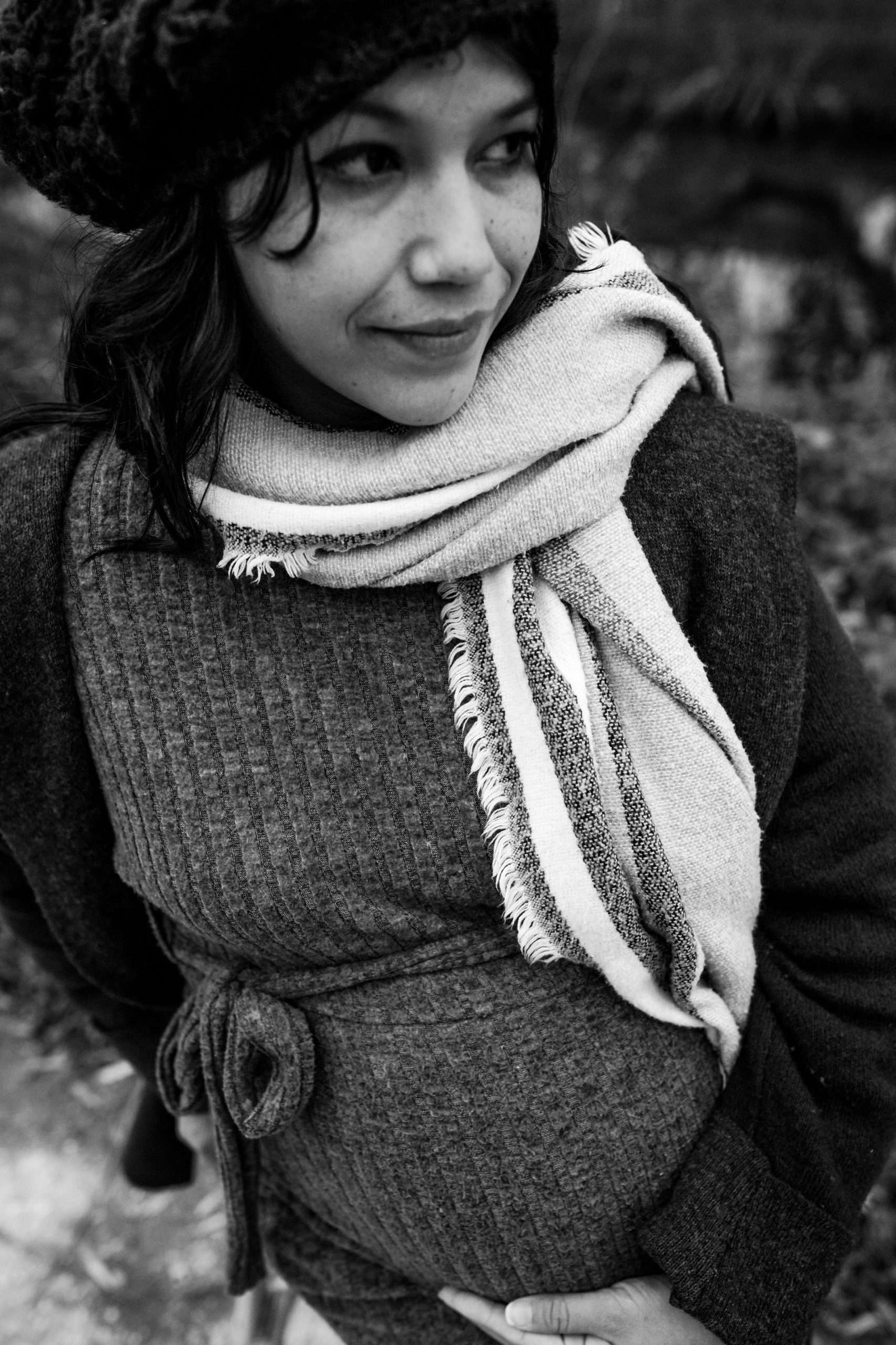 séance photo grossese à lille portrait de femme toute seule