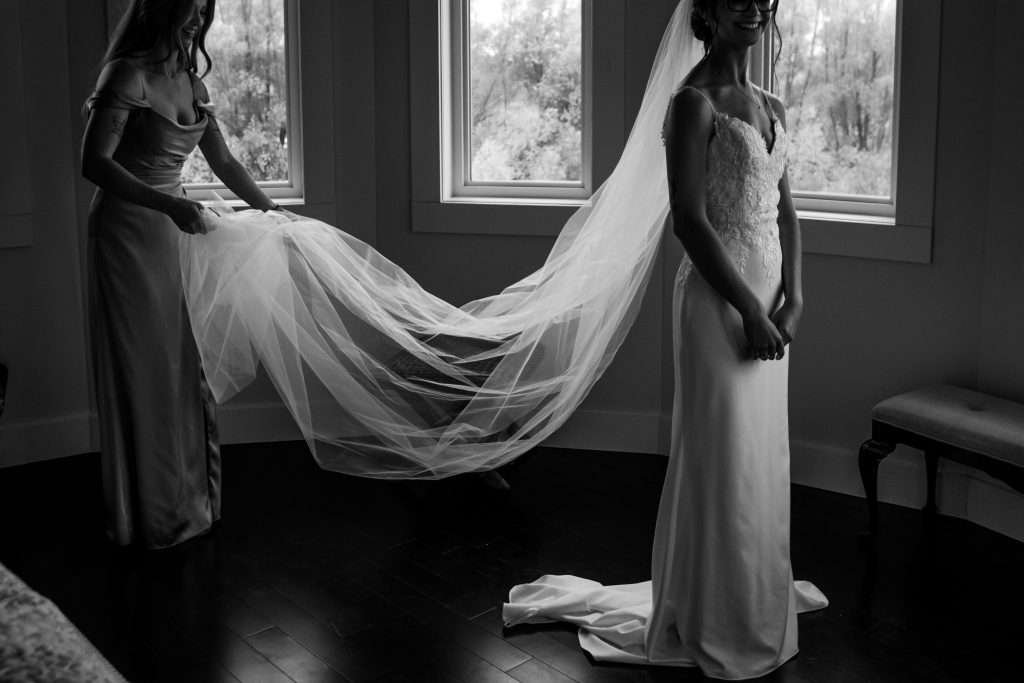winnipeg wedding photographer - veil shot