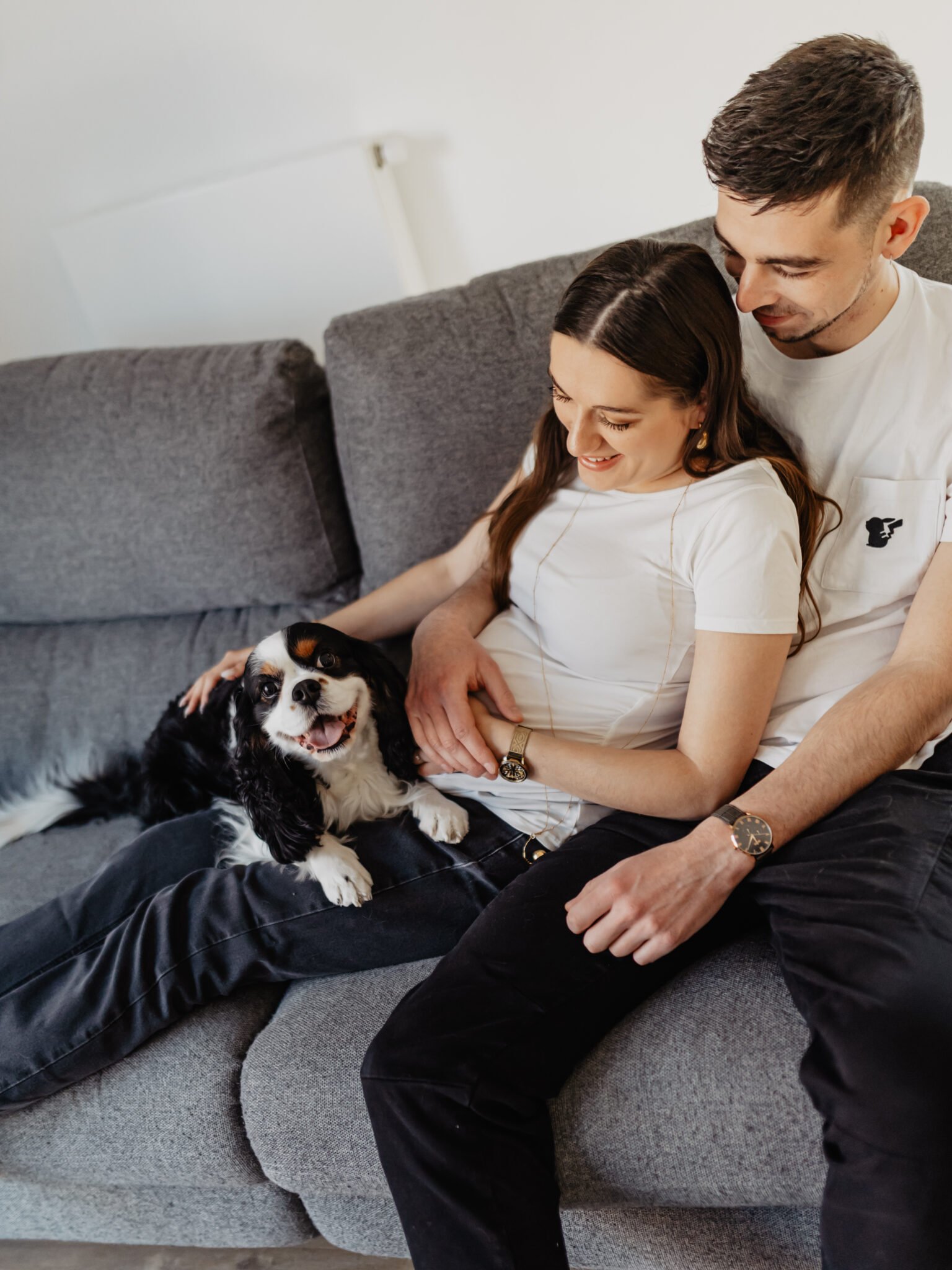 séance grossesse avec chien